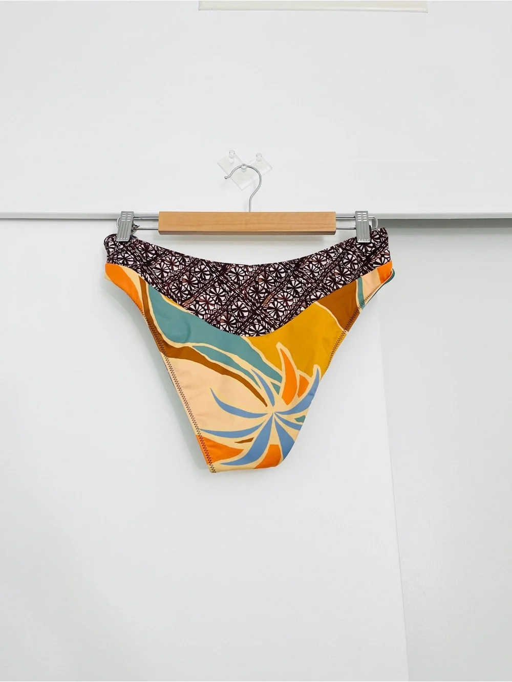 NWOT Free People Cutout Bikini Swim Bottoms Size XL